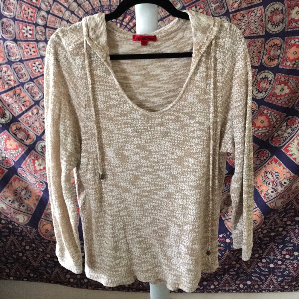 Hooded comfy casual shirt